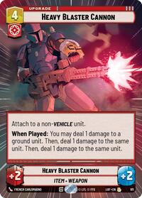 Heavy Blaster Cannon (Hyperspace Foil) #911