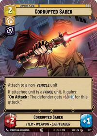 Corrupted Saber (Hyperspace Foil) #927