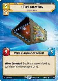 The Legacy Run - Doomed Debris (Hyperspace Foil) #953