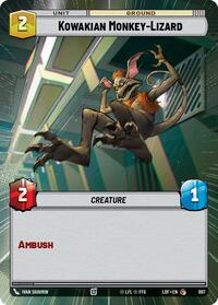 Kowakian Monkey-Lizard (Hyperspace Foil) #997