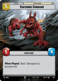 Ravening Gundark (Hyperspace Foil) #999