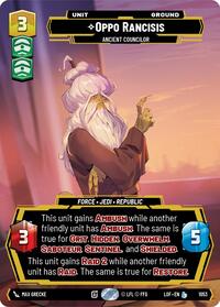Oppo Rancisis - Ancient Councilor (Prestige) #1053