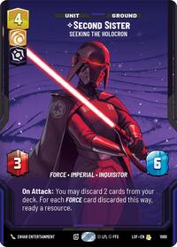 Second Sister - Seeking the Holocron (Prestige Foil) #1069