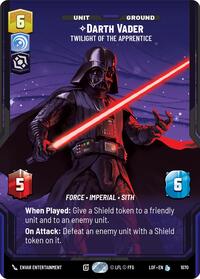 Darth Vader - Twilight of the Apprentice (Prestige Foil) #1070