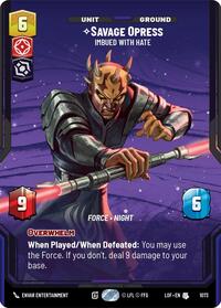 Savage Opress - Imbued With Hate (Prestige Foil) #1073