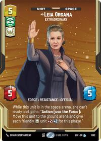 Leia Organa - Extraordinary (Prestige Foil) #1082