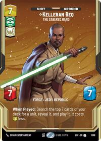 Kelleran Beq - The Sabered Hand (Prestige Foil) #1086