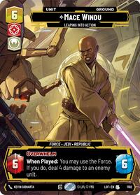 Mace Windu - Leaping into Action (Prestige Foil) #1102