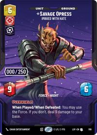 Savage Opress - Imbued With Hate (Serialized) #1119