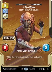 Plo Koon - I Don't Believe in Chance (Serialized) #1126