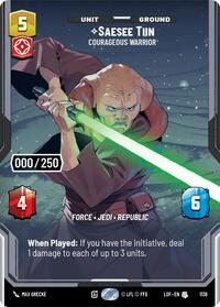 Saesee Tiin - Courageous Warrior (Serialized) #1136