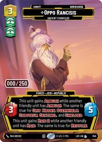 Oppo Rancisis - Ancient Councilor (Serialized) #1145