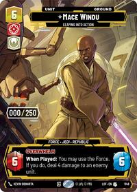 Mace Windu - Leaping into Action (Serialized) #1148