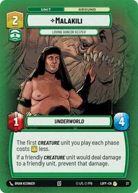 Malakili - Loving Rancor Keeper (Foil) #27