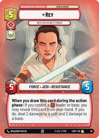 Rey - With Palpatine's Power (Foil) #29