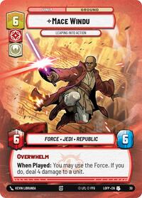 Mace Windu - Leaping into Action (Foil) #30