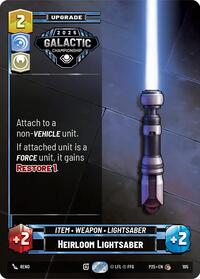 Heirloom Lightsaber #105