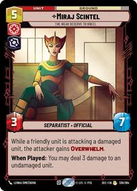 Miraj Scintel - The Weak Deserve to Kneel #139/264