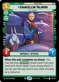 Chancellor Valorum - Civil Servant #107/264