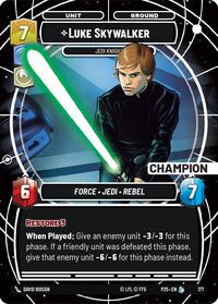 Luke Skywalker - Jedi Knight (Champion) #175