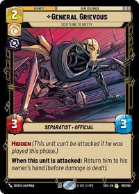 General Grievous - Scuttling to Safety #187/264
