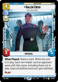 Galen Erso - You'll Never Win #46/264