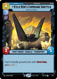 Kylo Ren's Command Shuttle - Icon of Authority (Foil) #542