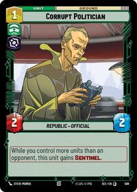 Corrupt Politician (Foil) #589
