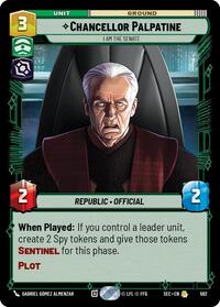 Chancellor Palpatine - I Am the Senate (Foil) #592