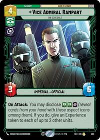 Vice Admiral Rampart - On Schedule (Foil) #595