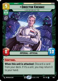 Director Krennic - I Lose Nothing But Time (Foil) #600