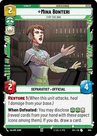 Mina Bonteri - Stop This War (Foil) #604