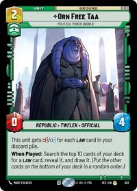 Orn Free Taa - Political Power Broker (Foil) #622