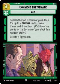 Convene the Senate (Foil) #638