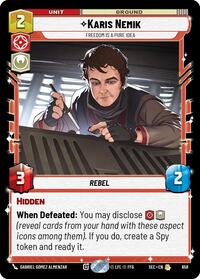 Karis Nemik - Freedom is a Pure Idea (Foil) #658