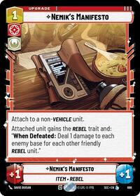 Nemik's Manifesto (Foil) #666