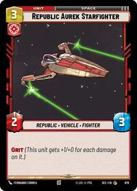 Republic Aurek Starfighter (Foil) #676