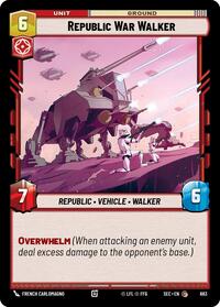 Republic War Walker (Foil) #683