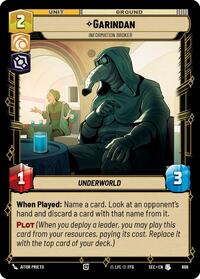 Garindan - Information Broker (Foil) #696