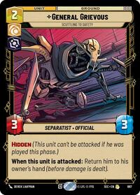 General Grievous - Scuttling to Safety (Foil) #697