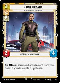 Bail Organa - Responding to Catastrophe (Foil) #708