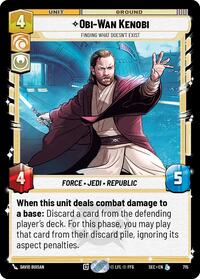 Obi-Wan Kenobi - Finding What Doesn't Exist (Foil) #715