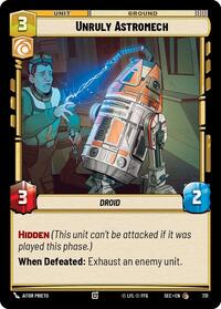 Unruly Astromech (Foil) #731