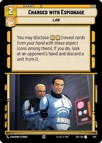 Charged with Espionage (Foil) #740