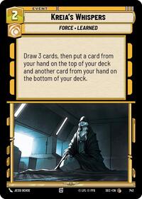 Kreia's Whispers (Foil) #742