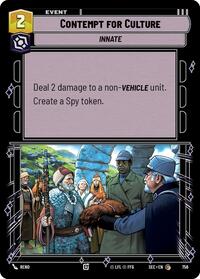 Contempt for Culture (Foil) #756