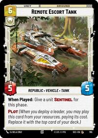 Remote Escort Tank (Foil) #765