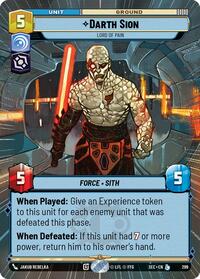 Darth Sion - Lord of Pain (Hyperspace) #299