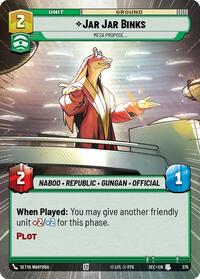 Jar Jar Binks - Mesa Propose (Hyperspace) #375