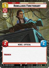 Rebellious Functionary (Hyperspace) #410
